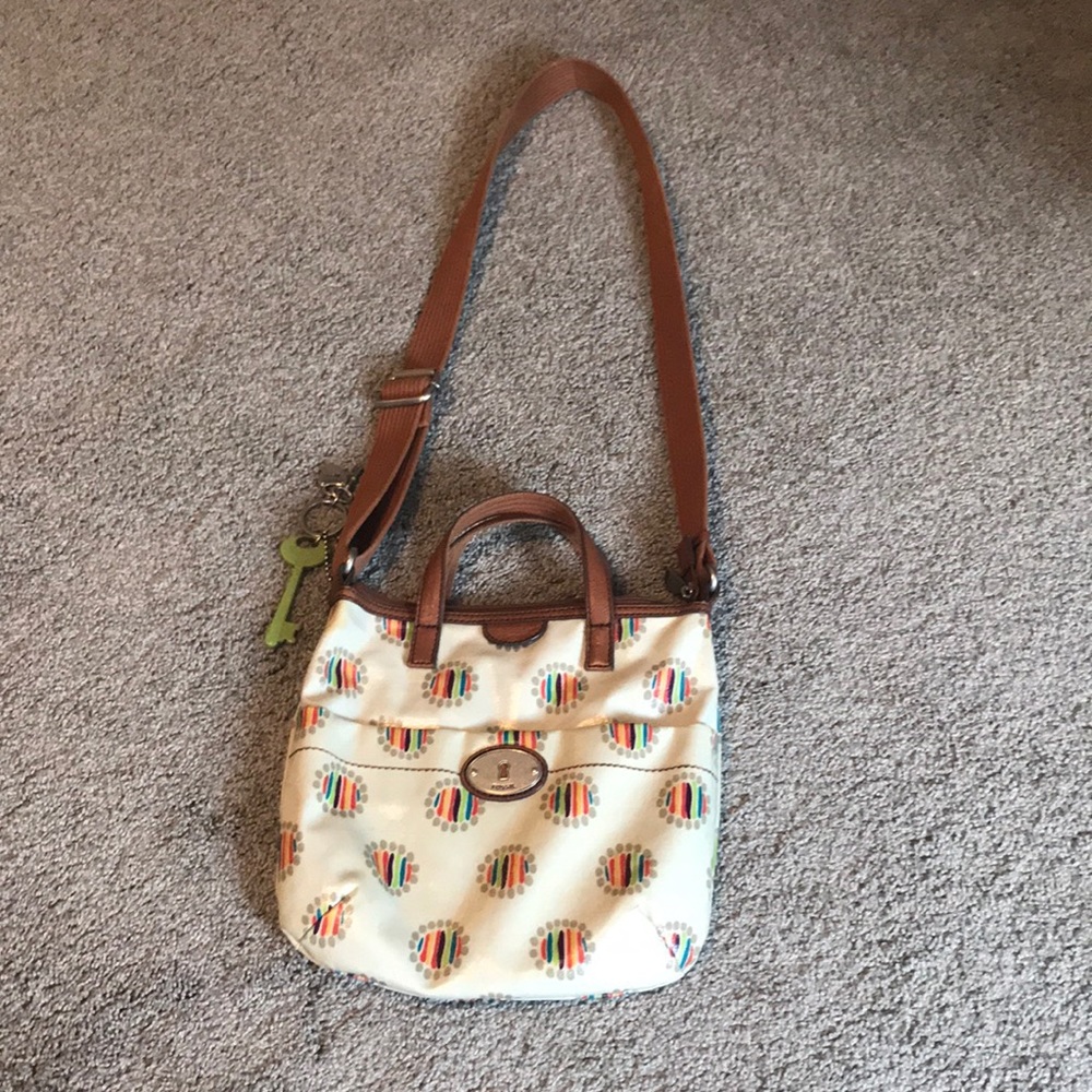 Fossil cross body satchel